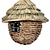 cheap Outdoor Decoration-Hummingbird House Charming Decorative Hummingbird House Creative Birdhouse Hanging Straw Nest