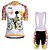 cheap Women&#039;s Clothing Sets-21Grams Women&#039;s Cycling Jersey with Bib Shorts Short Sleeve Mountain Bike MTB Road Bike Cycling Pink+White Yellow Blue Butterfly Floral Botanical Bike Breathable Ultraviolet Resistant Quick Dry Sports