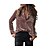 cheap Blouses &amp; Shirts-Women&#039;s Shirt Blouse Wine Red Grayish purple Black Pocket Street Casual Long Sleeve Shirt Collar Basic Elegant Velvet S