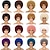 baratos Peruca para Fantasia-peruca perucas afro dos anos 70 para mulheres negras perucas afro puff bouncy e suave aparência natural perucas cheias para festa diária fantasia de cosplay