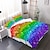 cheap 3D Bedding-3D Bedding Rainbow Print Duvet Cover Bedding Sets Comforter Cover With 1 Print Duvet Cover Or Coverlet，1Sheet，2 Pillowcases For Double/Queen/King Back To School College Student