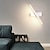 economico Luci da parete-lampade da parete a led lampada da parete minimalista moderna nordica creativa lampada da comodino scala girevole 330 ° lampada da parete soggiorno bianco caldo / bianco 110-240v