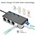 billige Billader-sigarettenneruttak 4 usb lader splitter 12v uttak strømadapter bil ny