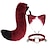 Недорогие Аксессуары для укладки волос-Кошачьи уши и волчий лисий хвост животного косплей костюм искусственный мех заколка для волос головной убор Хэллоуин кожаный шейный чокер набор