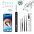 cheap Personal Protection-Rechargeable Ear Wax Removal Endoscope Kit with 5 Scoops, 8 Picks, and 1080P Camera, 1296P FHD Wireless Ear Otoscope with 6 LED 3.6mm Visual Ear Scope Camera
