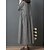 cheap Women&#039;s-Women&#039;s Matching Sets Casual Dress Swing Dress A Line Dress Necklaces Outfit 2pcs Basic Casual Plaid Outdoor Long Sleeve Summer Spring Crew Neck Pocket