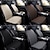 abordables Fundas de asiento para coche-1 pcs / 2 piezas Protector de asiento de coche para Asientos delanteros Transpirable Cómodo Ajuste universal para Todoterreno / Coche