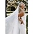 cheap Wedding Veils-One-tier Simple / Classic Style Wedding Veil Chapel Veils with Pure Color 110.24 in (280cm) Tulle