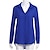 economico Top da donna Basic-Per donna Blusa Camicia Liscio Colletto Lavoro Essenziale Elegante Top Blu Giallo Grigio