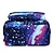 levne Batohy-pánský dámský dětský batoh školní taška bookbag 3d print funkční batoh usb daily galaxy 3d print plátno velká kapacita voděodolný zip černá červená modrá