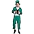 cheap Carnival Costumes-St. Patrick&#039;s Day Shamrock Irish Masquerade Adults&#039; Men&#039;s Cosplay Party Carnival Masquerade Festival / Holiday Polyester Green Men&#039;s Easy Carnival Costumes Solid Colored