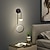 abordables Apliques de pared LED-Lightinthebox Lámparas de pared LED Lámpara LED de 13 W, simplicidad moderna, iluminación interior creativa, luces de pared, rotación de 180 grados para dormitorio, sala de estar, oficina, pasillo
