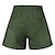 voordelige Shorts voor dames-damesshort met trekkoord zak effen daily regular zomer groen zwart roze oranje rood