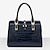 abordables Cabas et fourre-tout-Femme Sac à main Cartable Sac à Poignée Supérieure Cuir verni faux cuir Bureau Bureau et carrière Couleur unie Crocodile Vin Noir Bleu