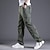 baratos Calças Cargo-Homens Calças Cargo Calça cargo Calças Calças Táticas Folgado Perna reta 8 Bolso Côr Camuflagem Conforto Vestível Casual Diário Streetwear à moda Estilo Clássico Verde Cáqui