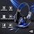 billige Gamingheadset-SY830 Gaming Headset Over øret Bluetooth5.0 LED Lys Ergonomisk Design Surround sound til Apple Samsung Huawei Xiaomi MI Mobiltelefon Til Premium Audio PC-computer