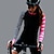 ieftine Tricouri pentru femei-21Grams Pentru femei Jersey de ciclism Manșon Lung Bicicletă Jerseu Topuri cu 3 buzunare spate Ciclism montan Ciclism stradal Respirabil Uscare rapidă Confortabil la umezeală Dungi reflectorizante