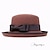 billige Festhatte-hatte 100% uld fedora hat formelt teselskab elegant med buet hovedbeklædning