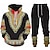 cheap Men&#039;s Printed Hoodie Outfits-Mens Graphic Hoodie Tracksuit Hoodies Set Light Yellow Pink Blue Purple Hooded Tribal 2 Piece Print Sports &amp; Outdoor Casual 3D Basic