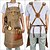 cheap Aprons-Chef Apron For Women and Men, Kitchen Cooking Apron, Personalised Gardening Apron with Pockets Adjustable Strap Tool Aprons For Painters, Gardeners