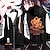 billige anime overtøj-Genshin -effekt Hutao Overtøj Hættetrøje med lynlås Anime Frontlomme Grafisk Til Par Herre Dame Voksne Varmstempling Afslappet / Hverdag