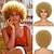 abordables Pelucas para disfraz-peluca 70s afro pelucas para mujeres negras afro puff pelucas hinchables y suaves de aspecto natural pelucas completas para el traje de cosplay de fiesta diaria