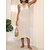 cheap Casual Dresses-Women&#039;s Cover Up Beach Dress Beach Wear Backless Cut Out Midi Dress Plain Basic Casual Sleeveless V Neck Outdoor Daily Loose Fit Black White 2023 Spring Summer S M L XL