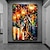 cheap Landscape Paintings-Handmade Hand Painted Oil Painting Wall Modern Abstract Lover Painting Pattle Knife Art Canvas Painting Home Decoration Decor Rolled Canvas No Frame Unstretched