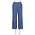 billige brede ben og højtaljet-Dame Jeans Polyester Jeans Sort Blå Klassisk Kontor Daglig Forår &amp; Vinter