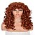 cheap Synthetic Wig-Copper Curly Wigs for Black Women Long Curly Afro Wig with Bangs for Women Big Bouncy Fluffy Synthetic Fiber Glueless Hair for Cosplay and Daily
