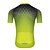 abordables Maillots pour hommes-21Grams Homme Maillot Velo Cyclisme Manche Courte Cyclisme Top avec 3 poches arrière VTT Vélo tout terrain Vélo Route Respirable Evacuation de l&#039;humidité Séchage rapide Bandes Réfléchissantes Jaune