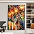 cheap Landscape Paintings-Handmade Hand Painted Oil Painting Wall Modern Abstract Lover Painting Pattle Knife Art Canvas Painting Home Decoration Decor Rolled Canvas No Frame Unstretched