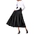 Χαμηλού Κόστους Maxi Φούστες-γυναικεία φούστα bowknot maxi πλισέ μονόχρωμο ελατήριο&amp;amp; πτώση μαύρο σκούρο κόκκινο γκρι casual καθημερινά s m l