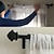 levne koupelnový organizér-držáky na záclonové tyče bez vrtání, prémiový odolný kovový držák na tyč na stěny, držák na záclonovou tyč se šroubem, jeden háček