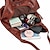 ieftine Genți Totes-Pentru femei Geanta de umar Hobo Bag PU piele În aer liber Birou Cumpărături Capacitate Înaltă Culoare solidă Roșu Claret Rosu maro Negru