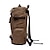 cheap Backpacks &amp; Bookbags-Unisex Functional Backpack Tactical Backpack School Outdoor Solid Color Canvas Large Capacity Buttons Zipper Black Army Green Blue