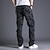 baratos Calças Cargo-Homens Calças Cargo Calça cargo Calças Calças Táticas Folgado Perna reta 8 Bolso Côr Camuflagem Conforto Vestível Casual Diário Streetwear à moda Estilo Clássico Verde Cáqui