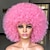 cheap Synthetic Wig-Short Afro Wig with Bangs for Black Women Afro Kinky Curly Wig 70s Premium Synthetic Big Afro Wig