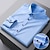 Χαμηλού Κόστους Ανδρικά πουκάμισα-Ανδρικά Επίσημο Πουκάμισο Πουκάμισο με κουμπιά Μεταξωτό πουκάμισο Μαύρο Λευκό Ανθισμένο Ροζ Μακρυμάνικο Συμπαγές / Απλό χρώμα Απορρίπτω Άνοιξη &amp; Χειμώνας Γάμου Καθημερινά Ρούχα Ρούχα Λάγνος