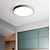 Χαμηλού Κόστους Φώτα Οροφής με Dimmer-Φωτιστικό οροφής χωνευτό macaron 30cm φωτιστικό οροφής flush mount πολυέλαιος που μειώνεται κοντά στην οροφή ελαφρύ μέταλλο 3 θερμοκρασίες χρώματος σε μία ακρυλική χωνευτή βάση, μεταλλικό φινίρισμα, υγρή θέση