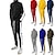 cheap Men&#039;s Hoodies &amp; Sweatshirts-Men&#039;s Tracksuit Sweatsuit Jogging Suits Black Yellow Army Green Red Navy Blue Hooded Color Block Patchwork Zipper Pocket Sports &amp; Outdoor Daily Streetwear Cool Casual Spring &amp;  Fall Clothing Apparel