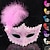 billiga Tillbehör-prinsessmask venetiansk mask maskeradmask fjädermask halvmask vuxna kvinnors kvinnliga vintage fest halloween karneval maskerad lätt halloween kostymer mardi gras