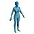 ieftine Costume de damă-Calea apei Neytiri Jake Sully costume zentai costum cosplay bărbați femei băieți cosplay film albastru leotard / onesie Halloween carnaval costume poliester