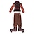 cheap Movie &amp; TV Theme Costumes-Frozen Prince Kristoff Bjorgman Cosplay Costume Outfits Boys Movie Cosplay Cosplay Halloween Brown Top Pants Shoes Halloween Carnival Masquerade Polyester World Book Day Costumes