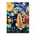 cheap Painting-Mintura Handmade Dog Oil Paintings On Canvas Wall Art Decoration Modern Abstract Cat Animals Picture For Home Decor Rolled Frameless Unstretched Painting