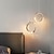 abordables Luces de isla-anillo de iluminación colgante led diseño de círculo accesorio de luz colgante 1- accesorio colgante de luz para dormitorio, iluminación interior de longitud ajustable para comedor cocina