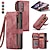 preiswerte Samsung-Handyhülle-Handy Hülle Handyhüllen Für Samsung Galaxy Z Fold 5 Z Fold 4 Z Fold 3 Brieftaschenhülle Flip Reisverschluss Vollschutz Retro PU-Leder