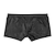 billige Shorts til hverdagsbrug-Herre Casual shorts Shorts i imiteret læder Ensfarvet Komfort Blød Hjem Afslappet Klubtøj Sexet Sort