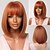 cheap Synthetic Wig-Black Wigs for Women Short Bob Wig with Bangs Straight Natural Hair Synthetic Wig Party Cosplay