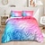 cheap 3D Bedding-3D Bedding Rainbow Print Duvet Cover Bedding Sets Comforter Cover With 1 Print Duvet Cover Or Coverlet，1Sheet，2 Pillowcases For Double/Queen/King Back To School College Student